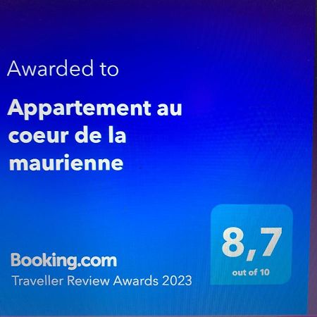 Appartement Au Coeur De La Maurienne Saint-Etienne-de-Cuines Exteriör bild